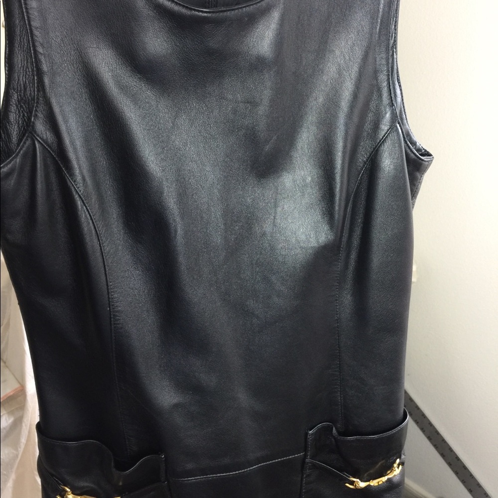 Leather top